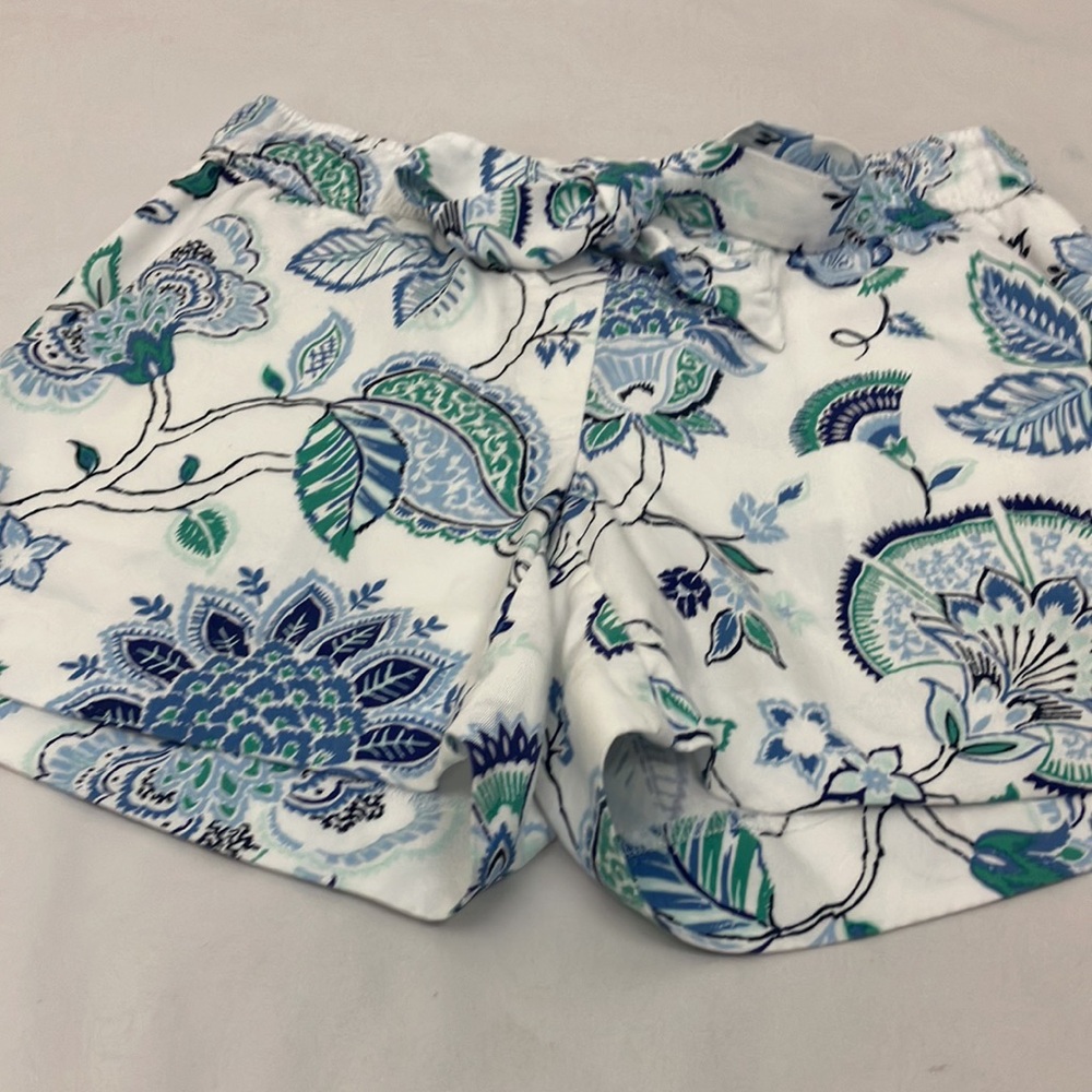 Loft Paisley Floral Print The Front Shorts Women's size 00 - Picture 3 of 8